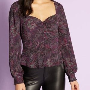Modcloth Peplum Blouse
